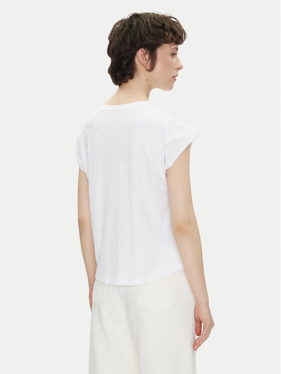 Pepe Jeans Pepe Jeans T-särk Rosalie PL506033 Valge Regular Fit