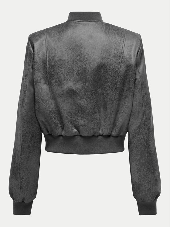 ONLY ONLY Giacca in similpelle Paris 15330040 Grigio Regular Fit