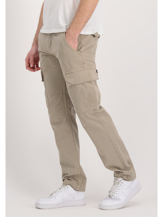 Alpha Industries Alpha Industries Spodnie cargo Agent Pant Żółty Straight Leg