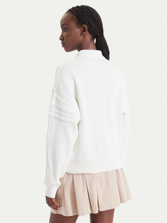 Lacoste Lacoste Pullover AF8272 Creme Regular Fit