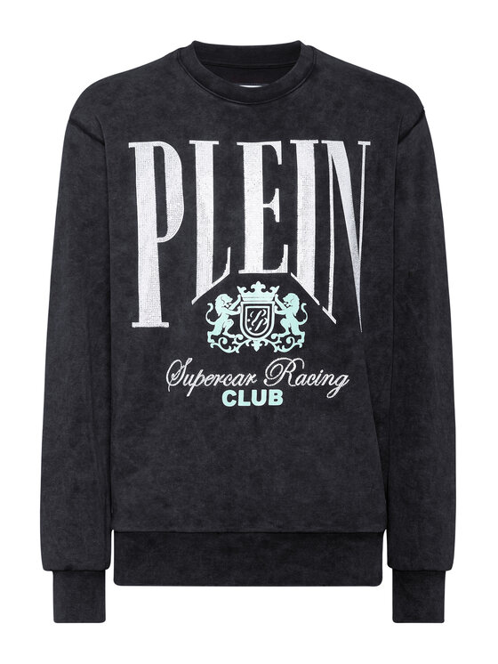 PHILIPP PLEIN PHILIPP PLEIN Bluza 22623 Czarny Regular Fit