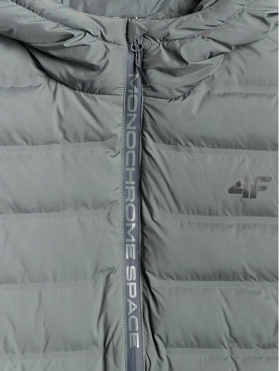 4F 4F Kamizelka MIDSHOP TEXTILE Zielony jasny Regular Fit