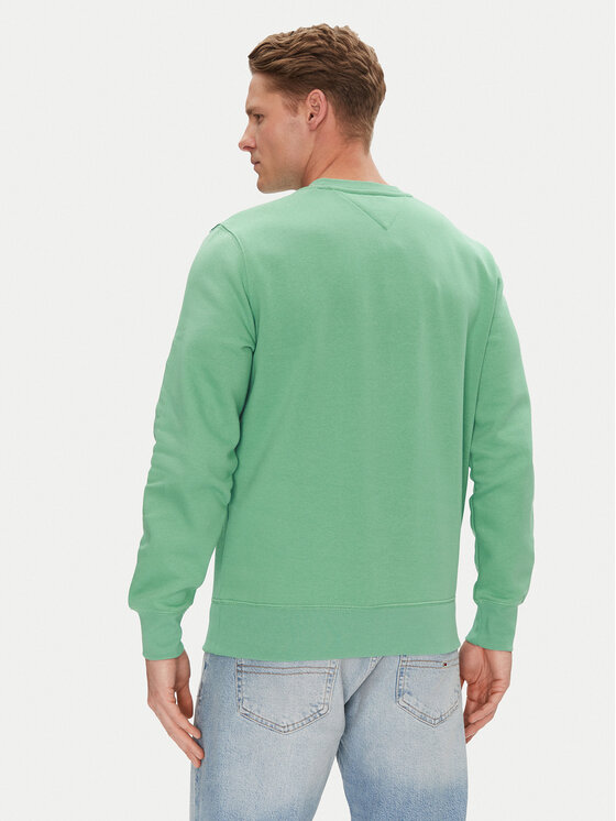 Tommy Hilfiger Tommy Hilfiger Світшот Logo MW0MW11596 Зелений Regular Fit