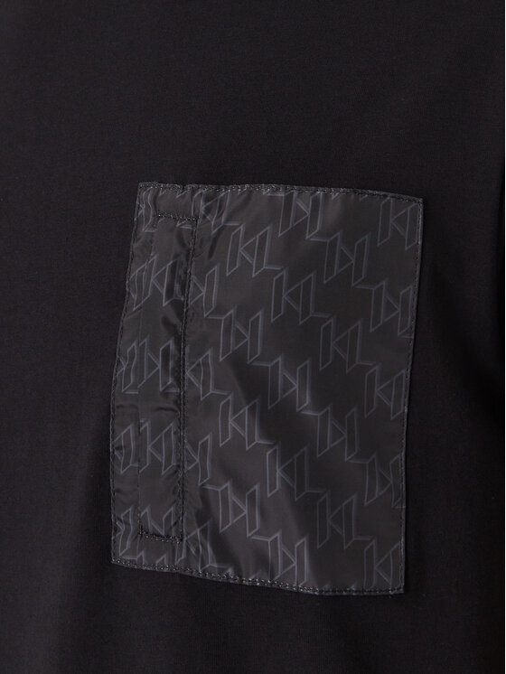 KARL LAGERFELD KARL LAGERFELD T-särk 755031 561221 Must Regular Fit