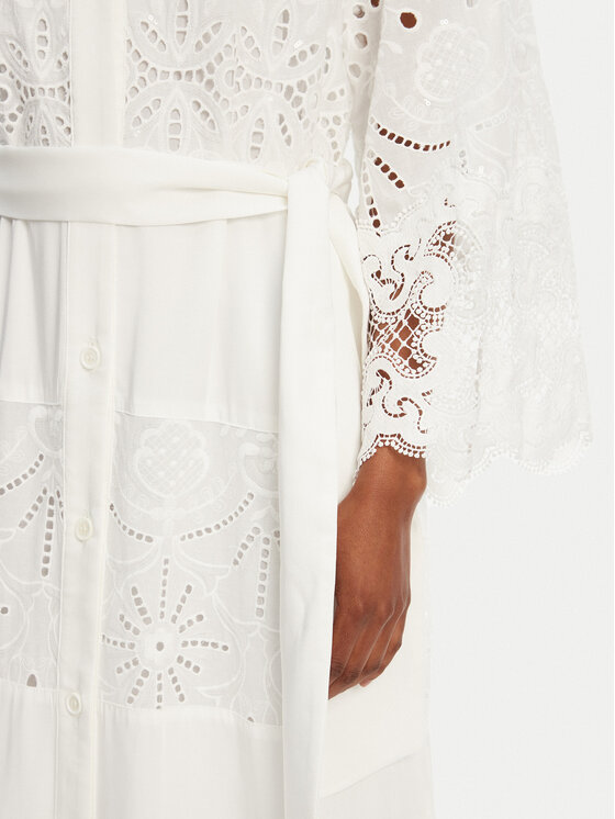 ACCESS FASHION ACCESS FASHION Sukienka plażowa 53-3382-262 Biały Regular Fit