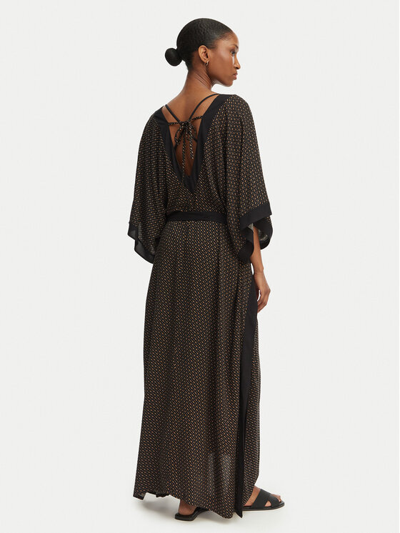 BOSS BOSS Paplūdimio suknelė Monogram 50561263 Juoda Relaxed Fit
