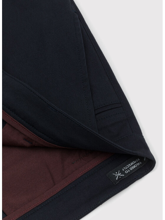 Pako Lorente Pako Lorente Chinosy P22WB-WX-001 Granatowy Classic Fit