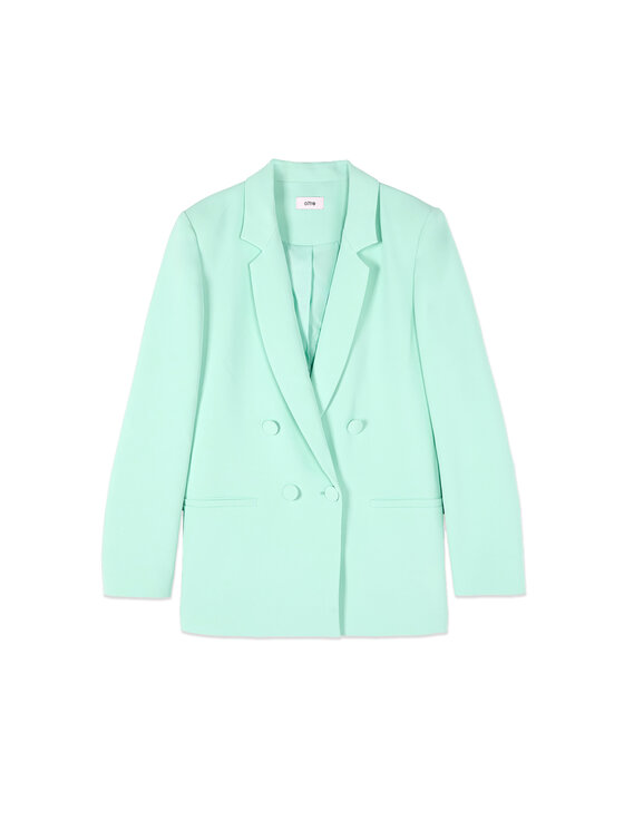 Oltre Oltre Giacca da abito Q814R004612N005 Turchese Slim Fit