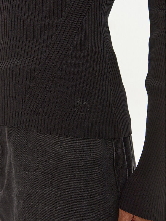 PINKO PINKO Bluzka 102799 A170 Czarny Slim Fit