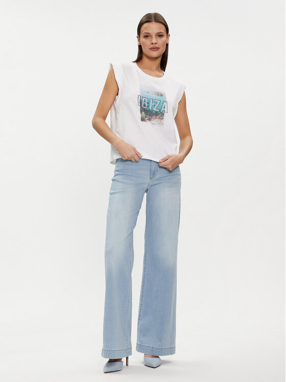 Liu Jo Liu Jo Džinsai UA4068 DS800 Mėlyna Flare Fit