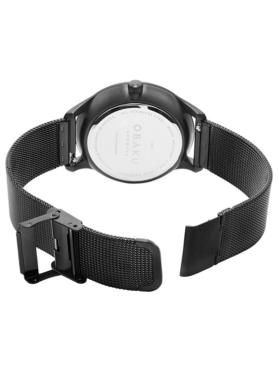 Obaku Obaku Ρολόι V249GMBBMB Μαύρο