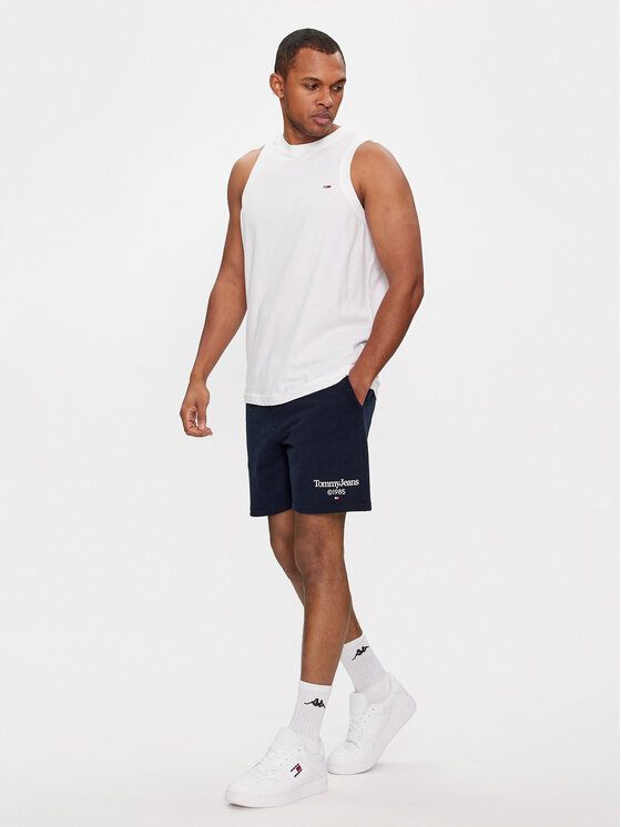 Tommy Jeans Tommy Jeans Sportske kratke hlače Tjm Entry Graphic DM0DM19153 Tamnoplava Regular Fit