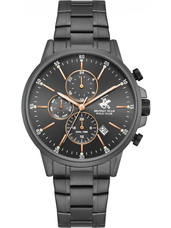 Beverly Hills Polo Club Beverly Hills Polo Club Zegarek BP3727X.660 Czarny