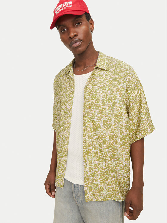Jack&Jones Jack&Jones Cămașă Marshall 12271103 Galben Wide Fit