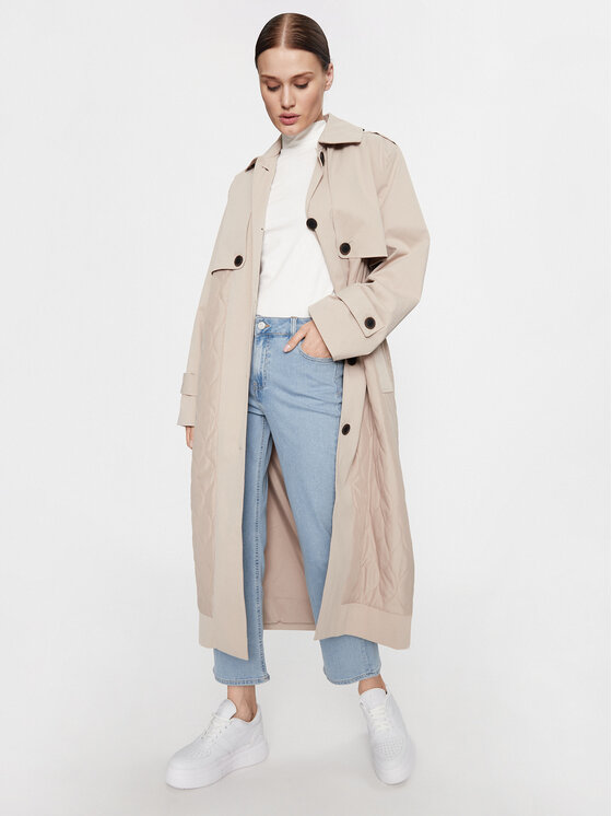 JDY JDY Dolčevita 15165633 Bijela Slim Fit