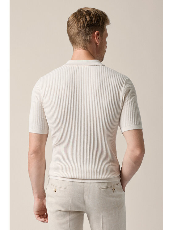 Lancerto Lancerto Polo Domenico PO073126000004 Beżowy Regular Fit