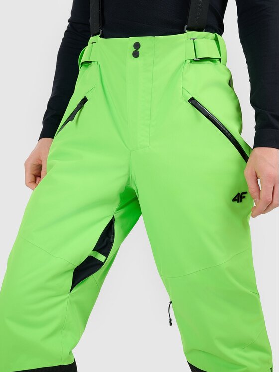 4F 4F Pantaloni da sci 4FWAW25TFTRM0902-41N Verde Regular Fit