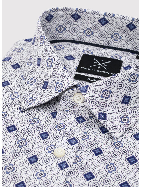 Pako Lorente Pako Lorente Koszula P23SF-1X-012 Biały Slim Fit