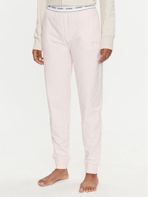 Guess Pantaloni da tuta Carrie O3YB00 KBS91 Rosa Regular Fit, taglia : S