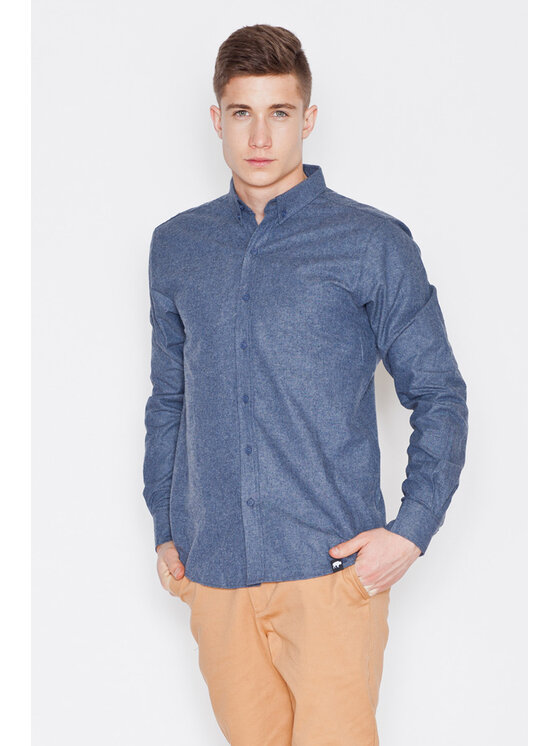 Visent Visent Košeľa V010 Modrá Regular Fit
