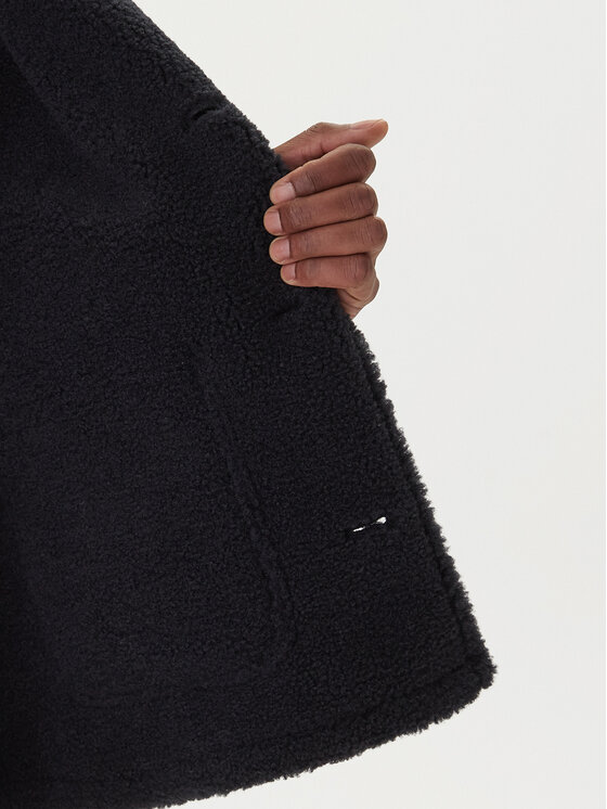 Jack & Jones Jack & Jones Bunda z imitace kůže Cambridge 12282946 Černá Regular Fit