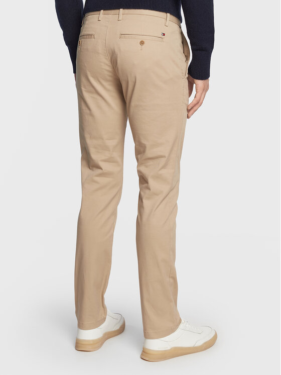 Tommy Hilfiger Tommy Hilfiger Chino nohavice Core Bleecker MW0MW28883 Béžová Slim Fit