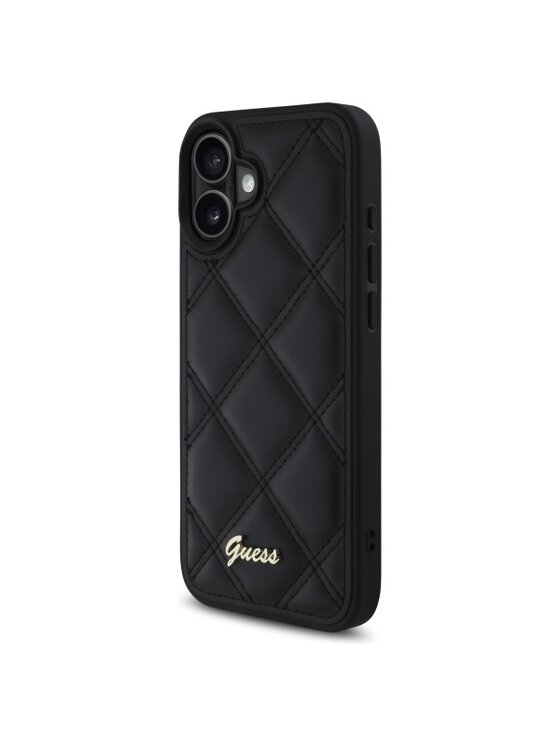 Guess Guess Etui na telefon Apple iPhone 16 Czarny