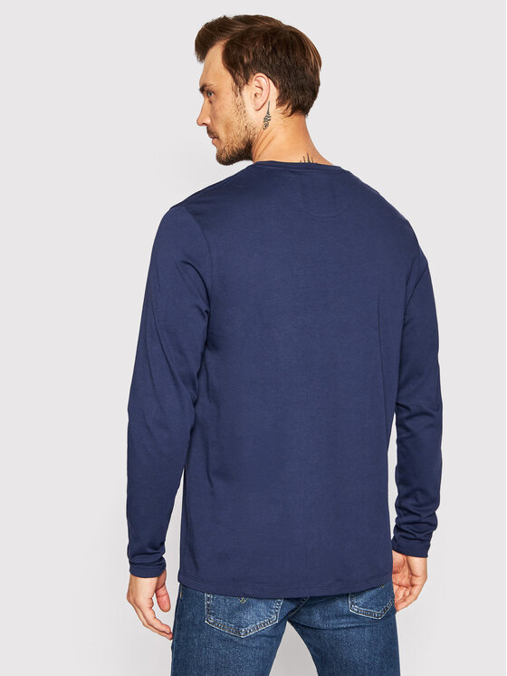 Lyle & Scott Lyle & Scott Longsleeve Plain TS512VOG Blu scuro Regular Fit