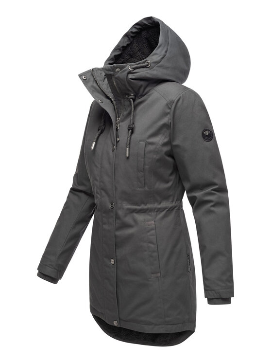 Navahoo Navahoo Kurtka zimowa Winterfunke Czarny Regular Fit