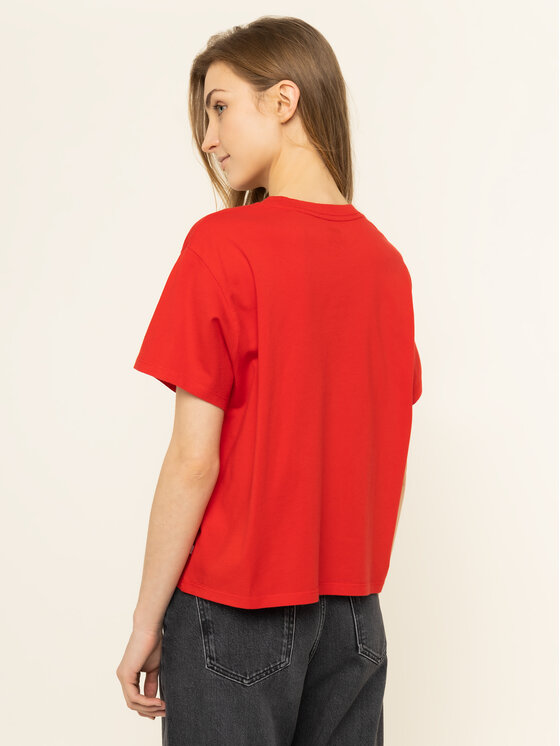 T-shirt Graphic Varsity Tee 69973-0047 Rosso