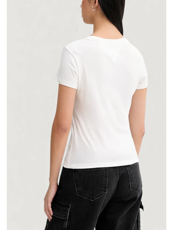 Tommy Jeans Tommy Jeans T-shirt DW0DW21841 Bianco Casual Fit