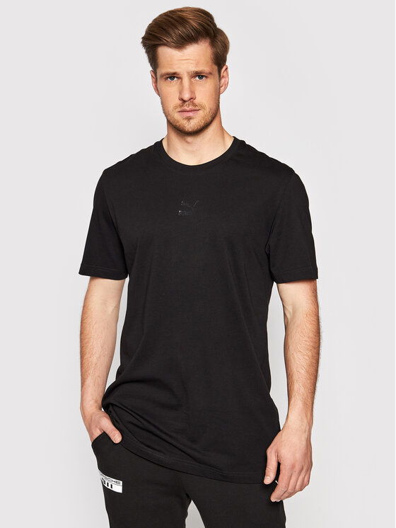 Puma Puma Тишърт Tfs Graphic Tee 597614 Черен Regular Fit