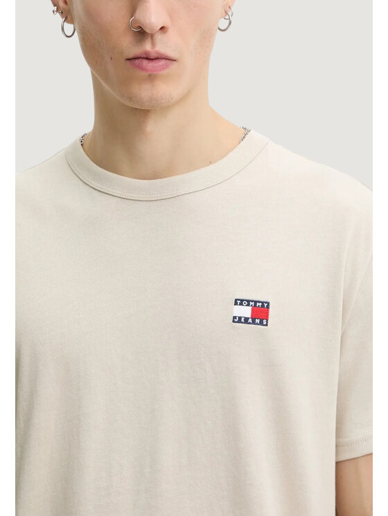 Tommy Jeans Tommy Jeans T-shirt DM0DM22667 Beige Casual Fit