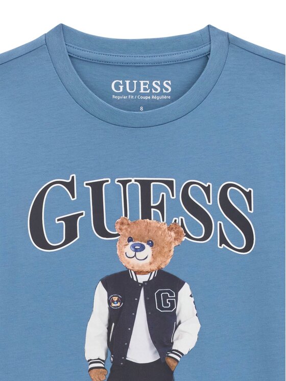 Guess Guess Блуза L6BI11 K5732 Син Regular Fit