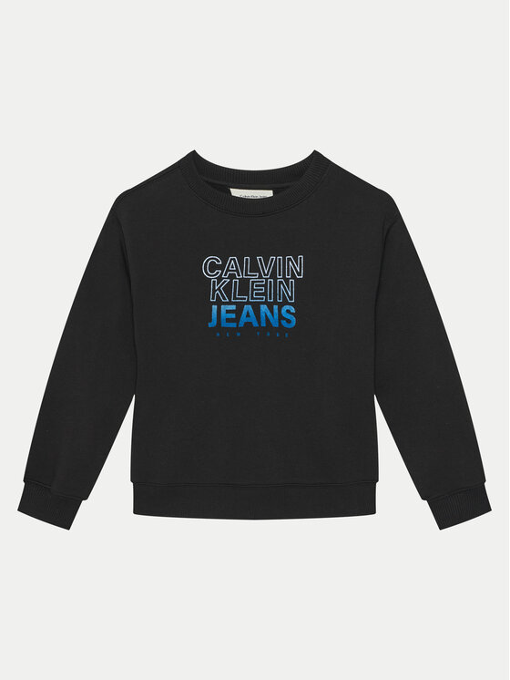 Calvin Klein Jeans Bluza IB0IB02376 Czarny Relaxed Fit