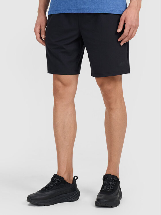 4F 4F Szorty sportowe MULTI ACTIVE Czarny Regular Fit