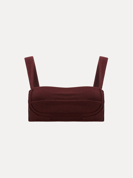 La Mania La Mania Top VALENTINA Bordeaux Classic Fit