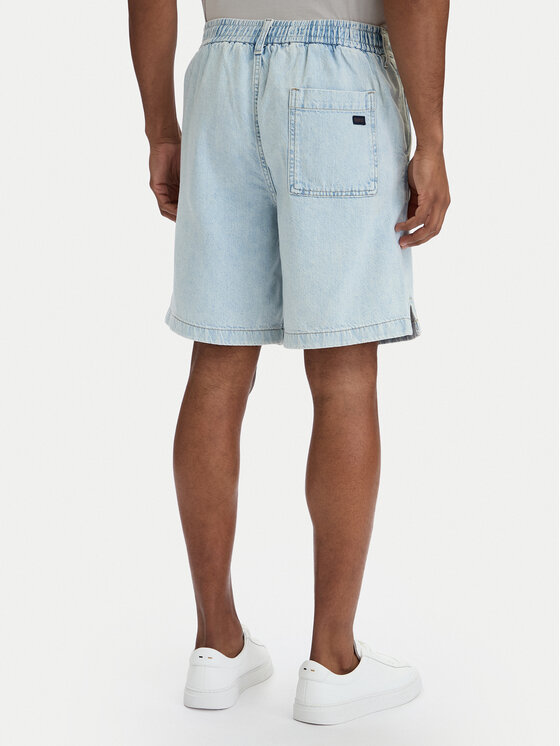 BOSS BOSS Kratke traperice Sandrew 50563627 Svijetloplava Relaxed Fit