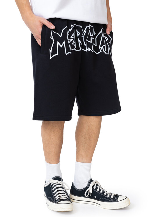Mercur Mercur Szorty materiałowe Throw Up Czarny Regular Fit