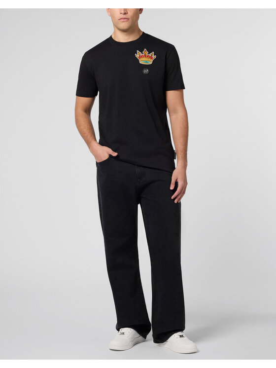 PHILIPP PLEIN PHILIPP PLEIN T-Shirt 29015 Černá Regular Fit
