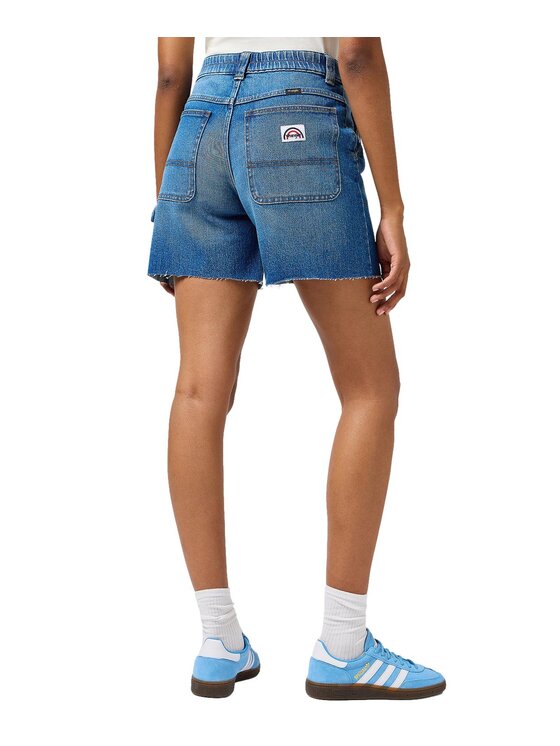 Wrangler Wrangler Szorty jeansowe 112362708 Niebieski Regular Fit