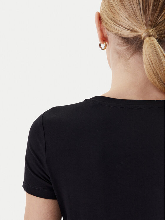 Guess Guess T-Shirt W6RI24 J1314 Μαύρο Regular Fit