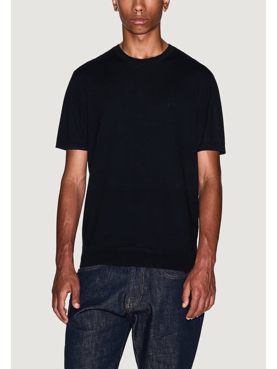 Armani Exchange Armani Exchange Maglione PULLOVER Nero Over Fit