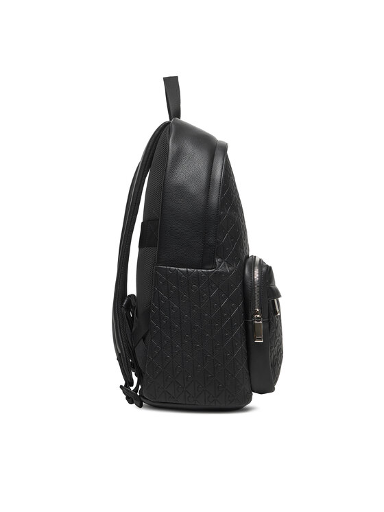 Calvin Klein Calvin Klein Plecak Emblem Emboss Round Backpack LV04D3202G Czarny