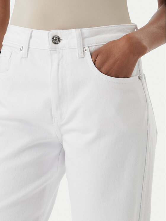 Tommy Hilfiger Tommy Hilfiger Farmer WW0WW49655 Fehér Flare Fit
