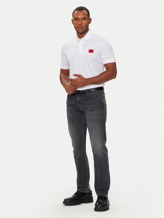 HUGO Hugo Polo majica Dereso222 50466202 Bela Slim Fit