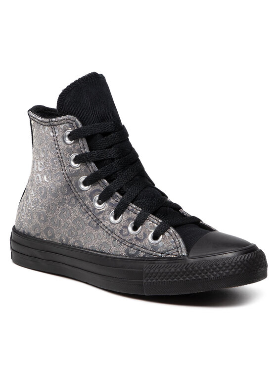 Converses argent on sale