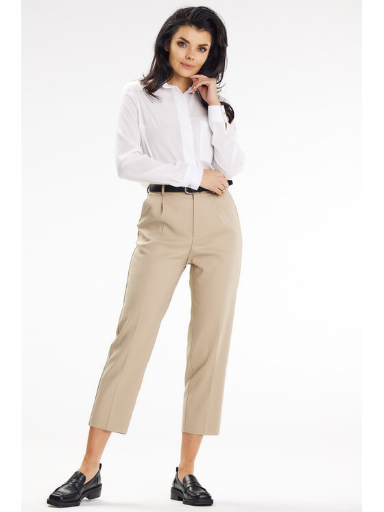 Awama Awama Koszula A652 Biały Basic Fit