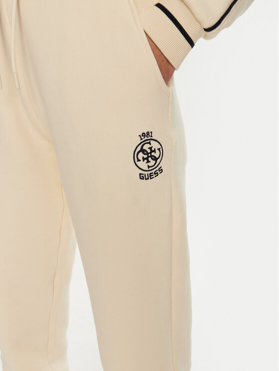 Guess Guess Sportinės kelnės Nia V4BB06 KCHU1 Smėlio Regular Fit