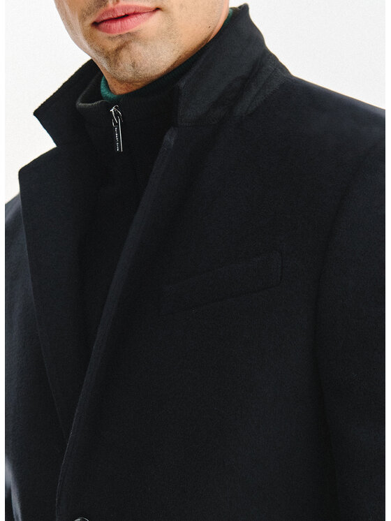 Pako Lorente Pako Lorente Płaszcz zimowy P25WF-7X-017 Czarny Classic Fit